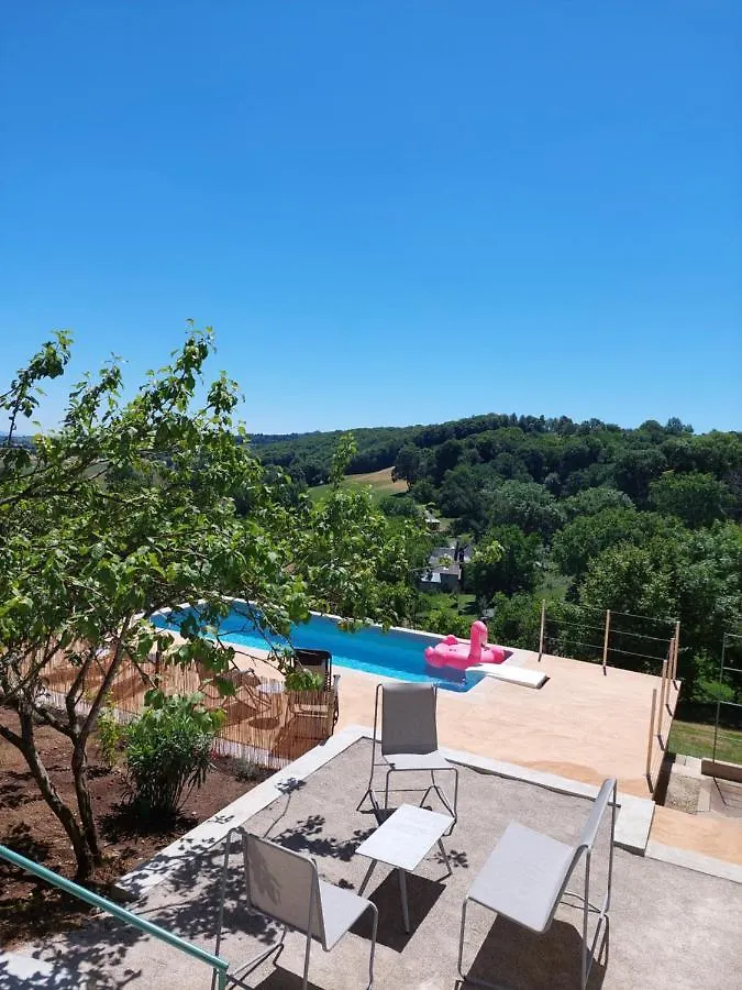Maison Avec Magnifique Vue Et Piscine Privative Saint-Felix-de-Lunel