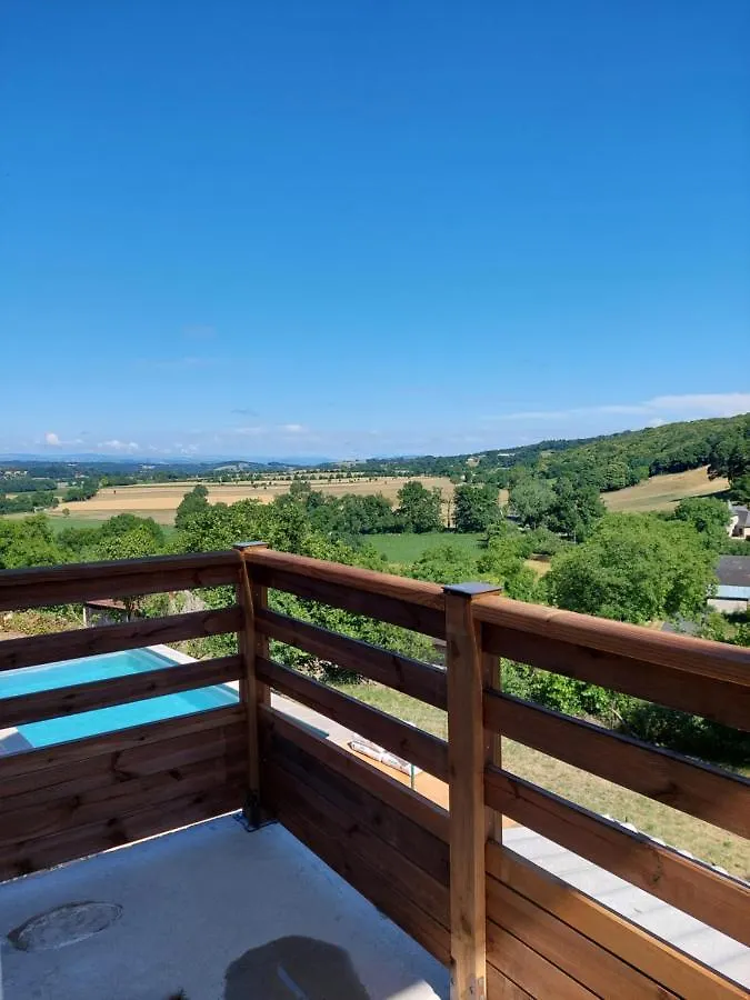 Maison Avec Magnifique Vue Et Piscine Privative Saint-Felix-de-Lunel France